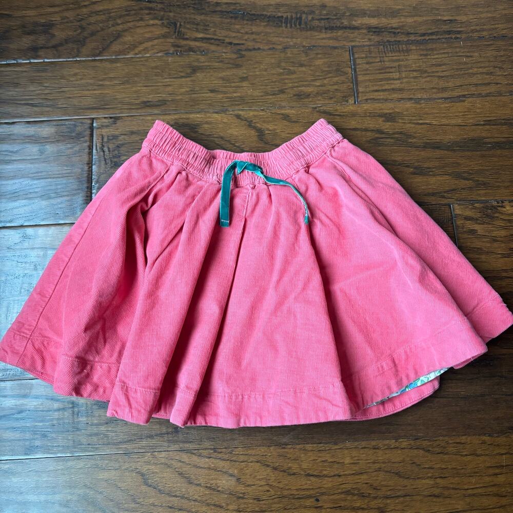 Mini‎ Boden Girl’s Corduroy Twirly Skirt Pink Size 4-5y
